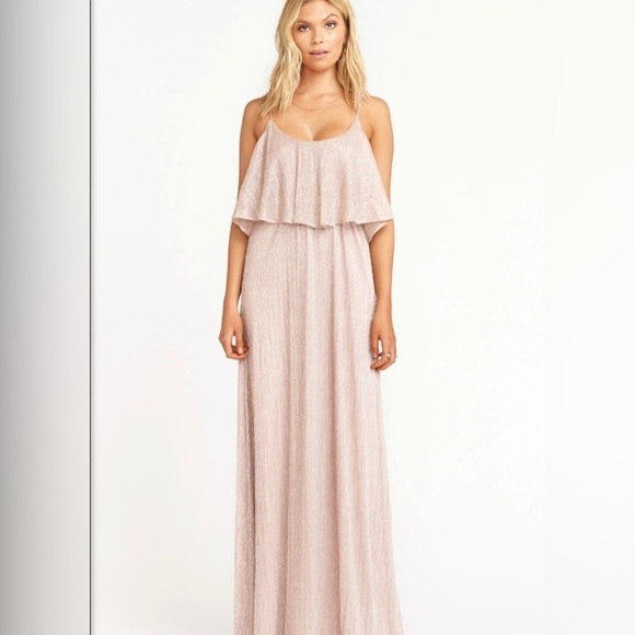 Show Me Your MuMu Caitlin Ruffle Maxi Dress, size M - Picture 1 of 5